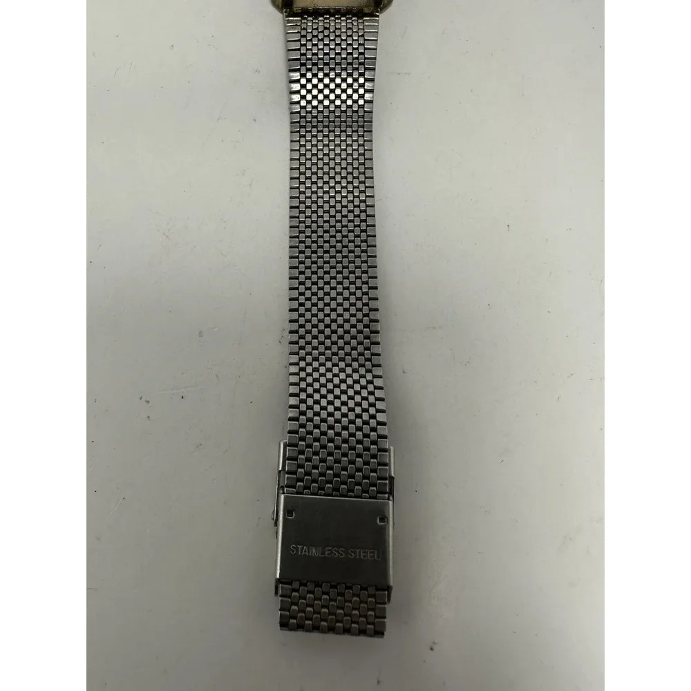Nelsonic Diamond Vintage Tank Watch New‎ Battery 24MM 8
